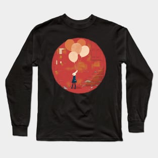 99 Orange Balloons Long Sleeve T-Shirt